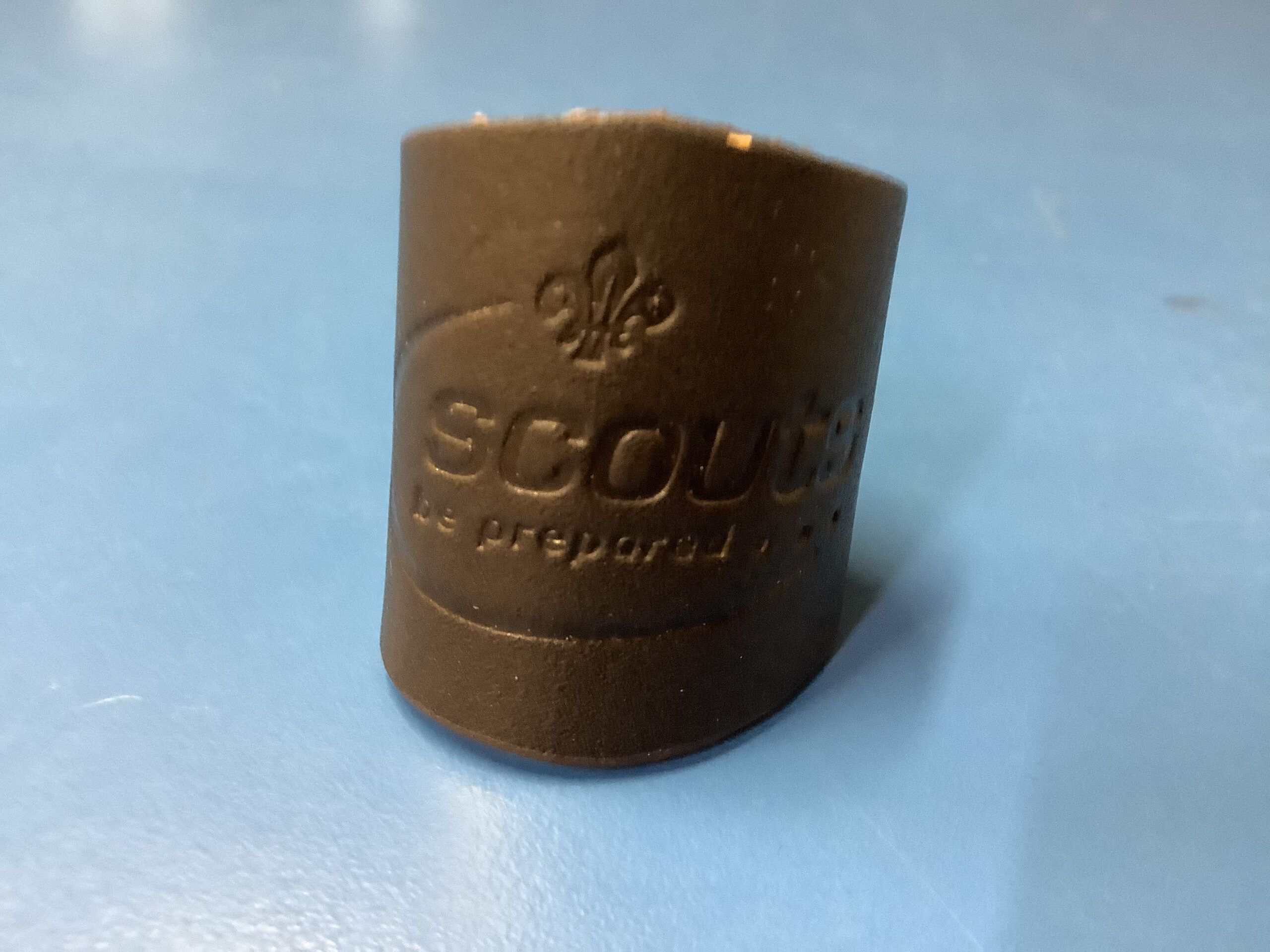 Leather Scout section woggles